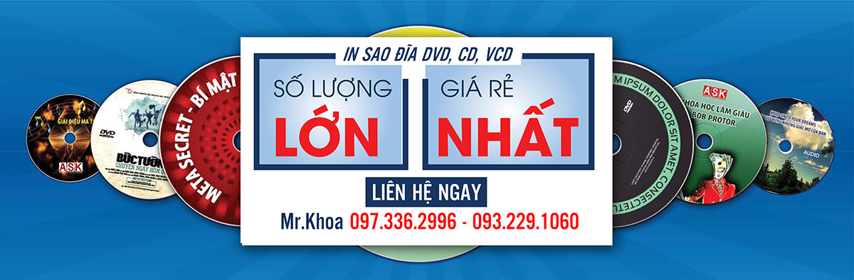 In sao đĩa CD, DVD giá rẻ