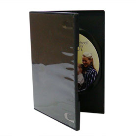 Vỏ hộp đĩa DVD dày đen đơn, lốc 50c