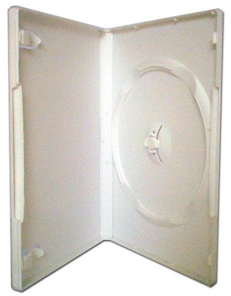 Vỏ hộp đĩa DVD dày trắng sữa, đơn, lốc 50c
