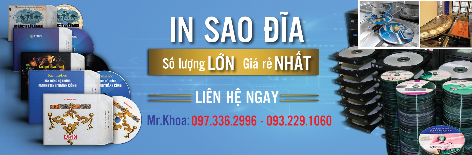 In sao đĩa CD, DVD giá rẻ